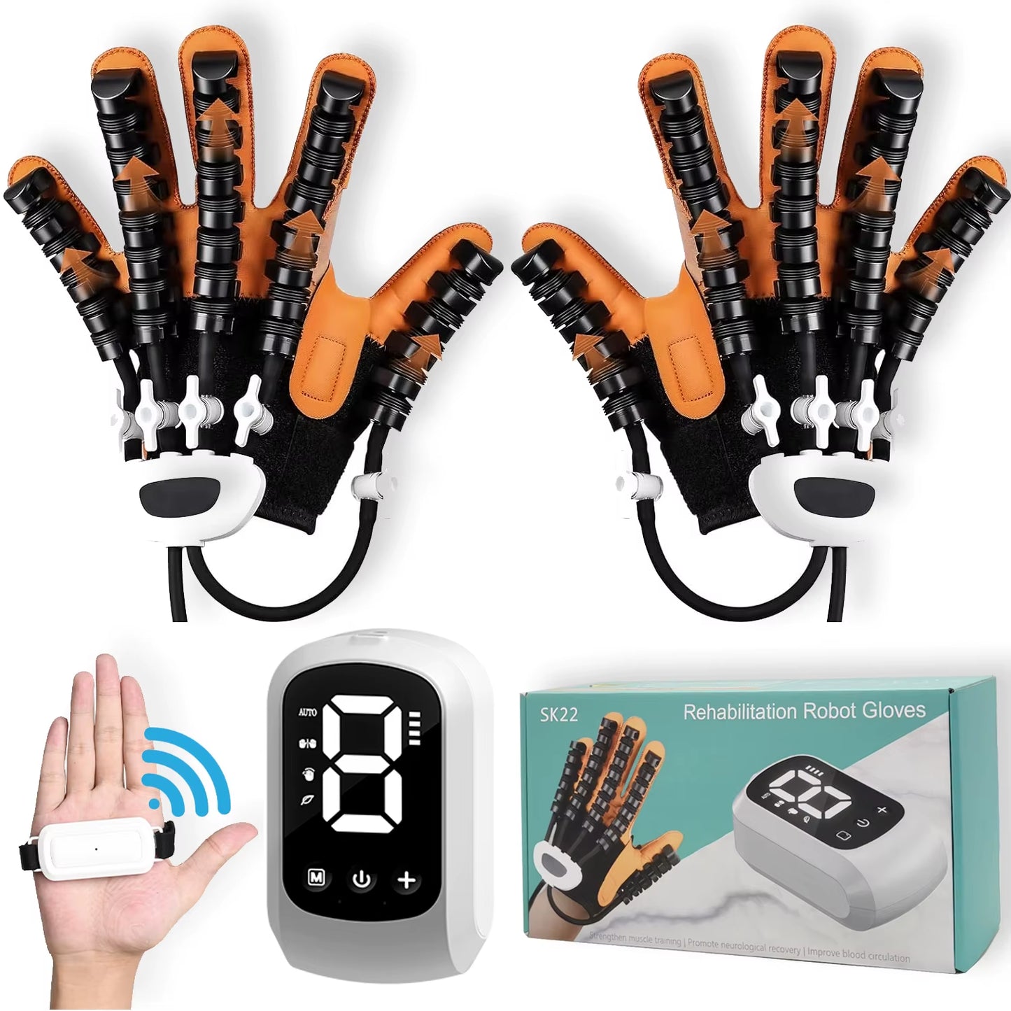 Revolutionary Hand Rehabilitation Robot Gloves for Effective Stroke and Hemiplegia Finger Therapy