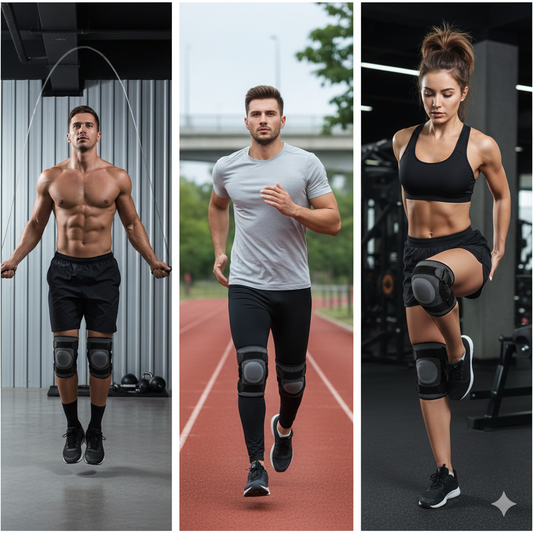 Ultimate Knee Brace with Patella Pad & Stabilizers - Premium Compression Sleeve for ACL/PCL Support in Running and Sports