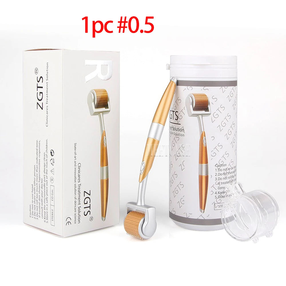 Transform Your Skin with the ZGTS 192 Needle Derma Roller - Ultimate Solution for Scar, Stretch Mark, and Hair-Loss Treatment