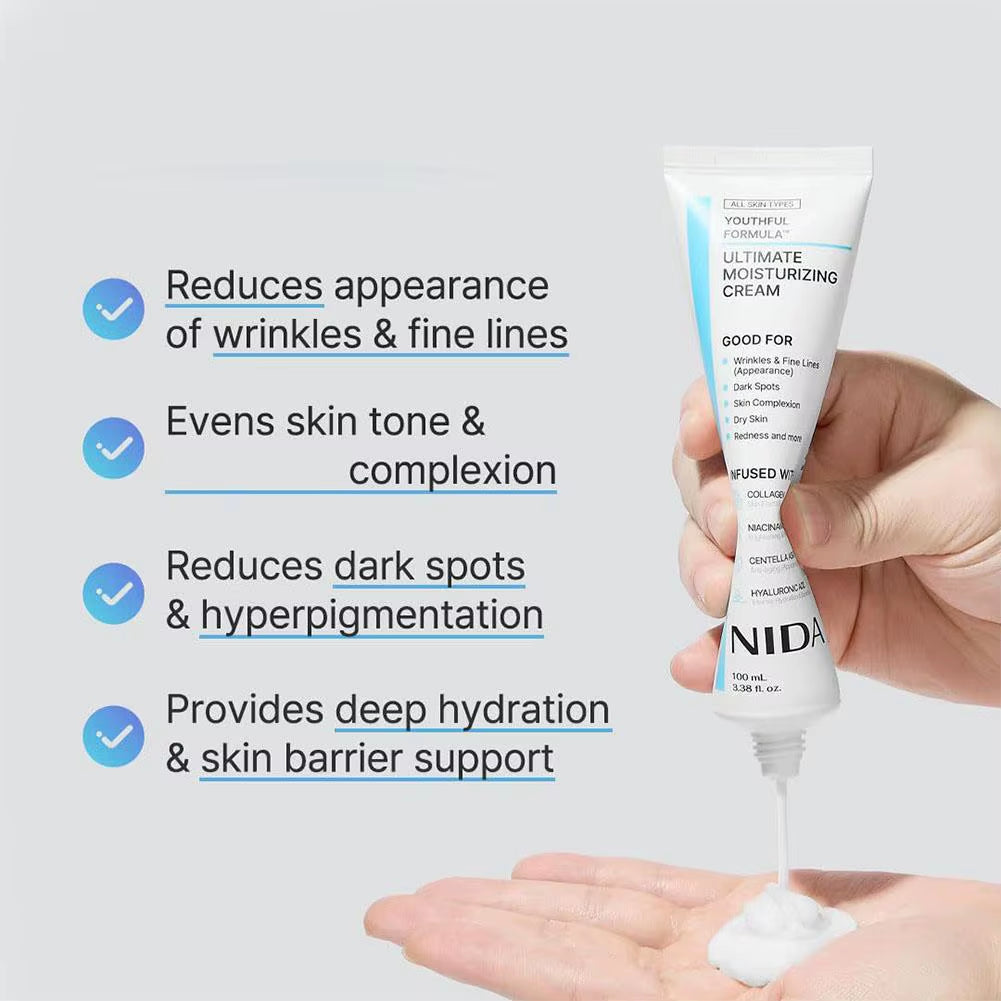 NIDA Retinol Diminishing Fine Lines Eye Cream Daily Moisturizing Nourishing Face Cream Repairs Skin Barrier Propolis Essence