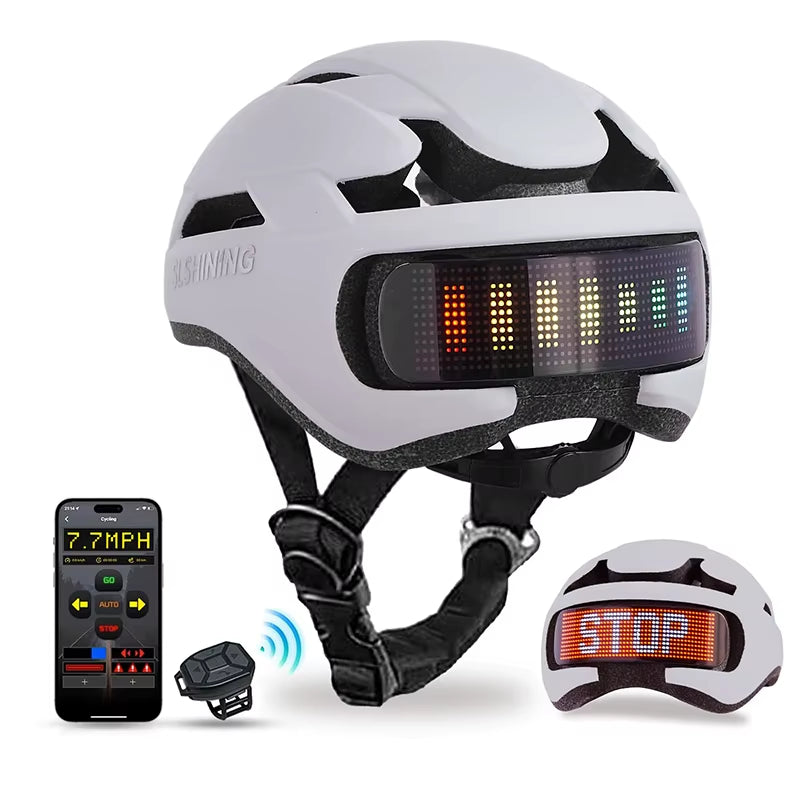 Revolutionary LED Bike Helmet with Smart APP Control and Taillight for Ultimate Safety and Style in Cycling
