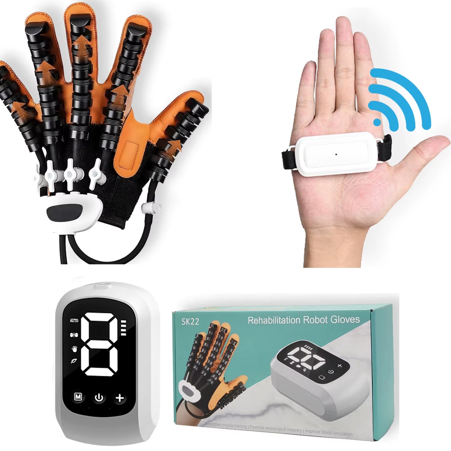 Revolutionary Hand Rehabilitation Robot Gloves for Effective Stroke and Hemiplegia Finger Therapy