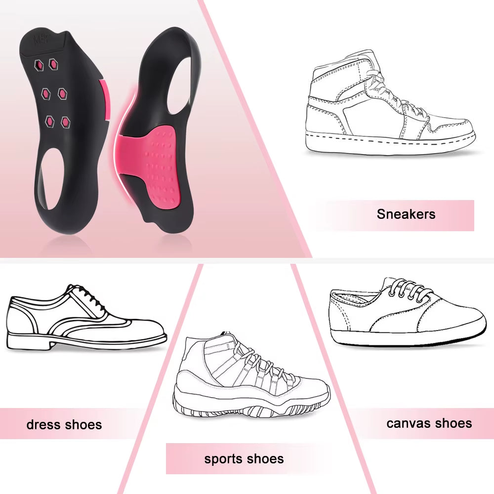 Elevate Your Comfort with Arch Support Inserts - Non-Slip Foot Pads for Flat Feet & Fallen Arches, Shock-Absorbing Relief for Plantar Fasciitis