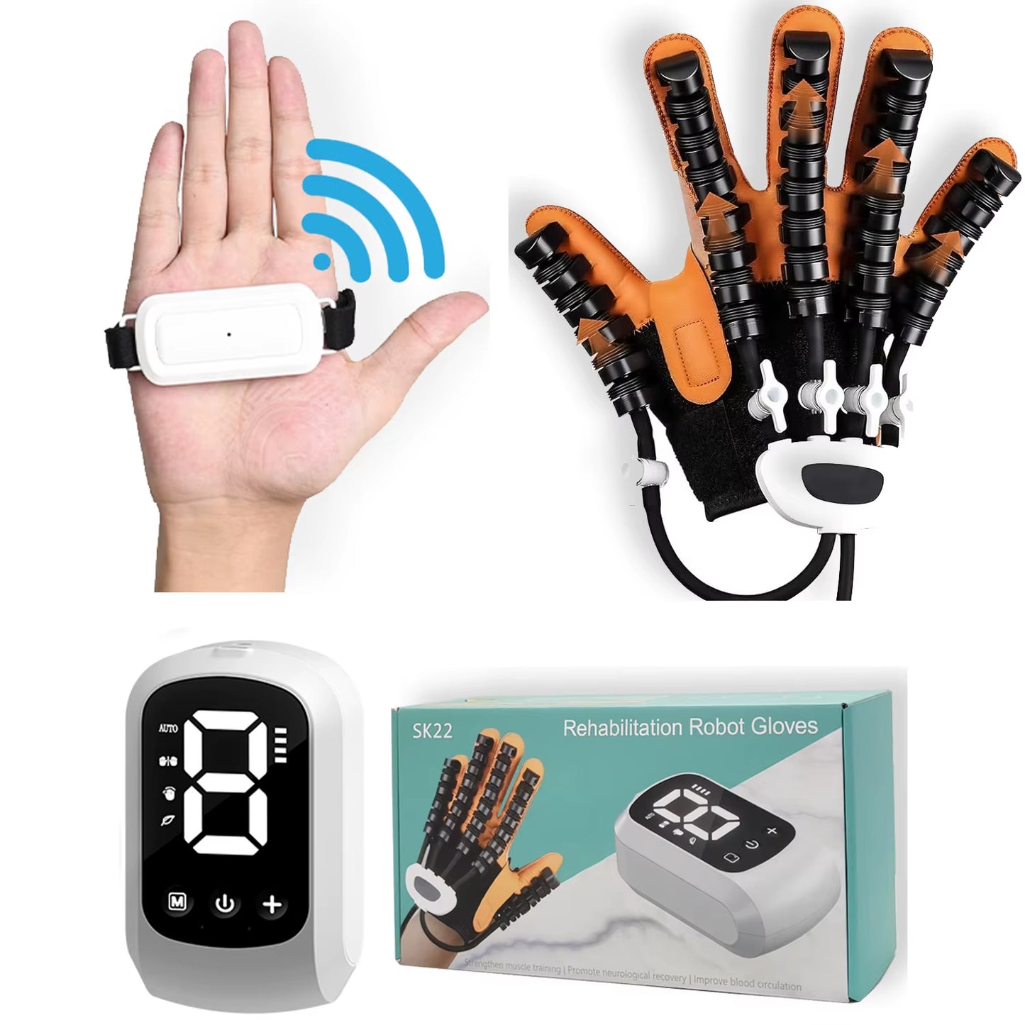 Revolutionary Hand Rehabilitation Robot Gloves for Effective Stroke and Hemiplegia Finger Therapy