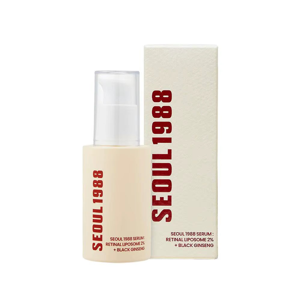 Korean Retinol Eye Cream & Face Serum - Black Ginseng, Niacinamide, Rice, Vitamin C - RODAWA