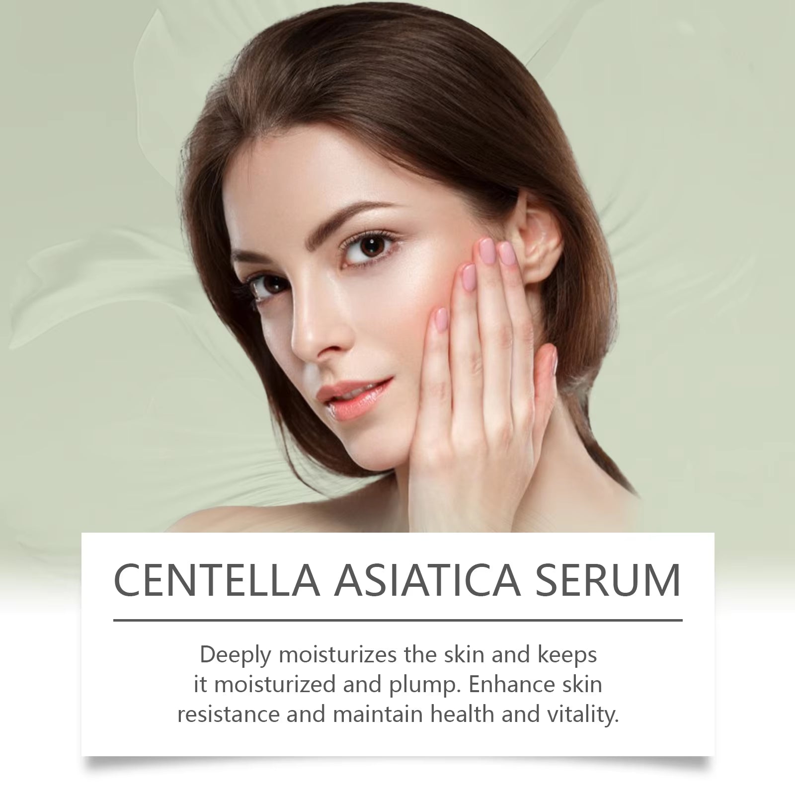 Centella Asiatica Facial Serum Moisturizing Nourish Repairing Dry Skin Smoothing Rejuvenation Soothing Brightening Beauty Health