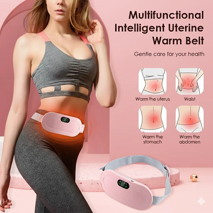 Smart Menstrual Relief Belt | 3-Level Heating & Vibration Therapy