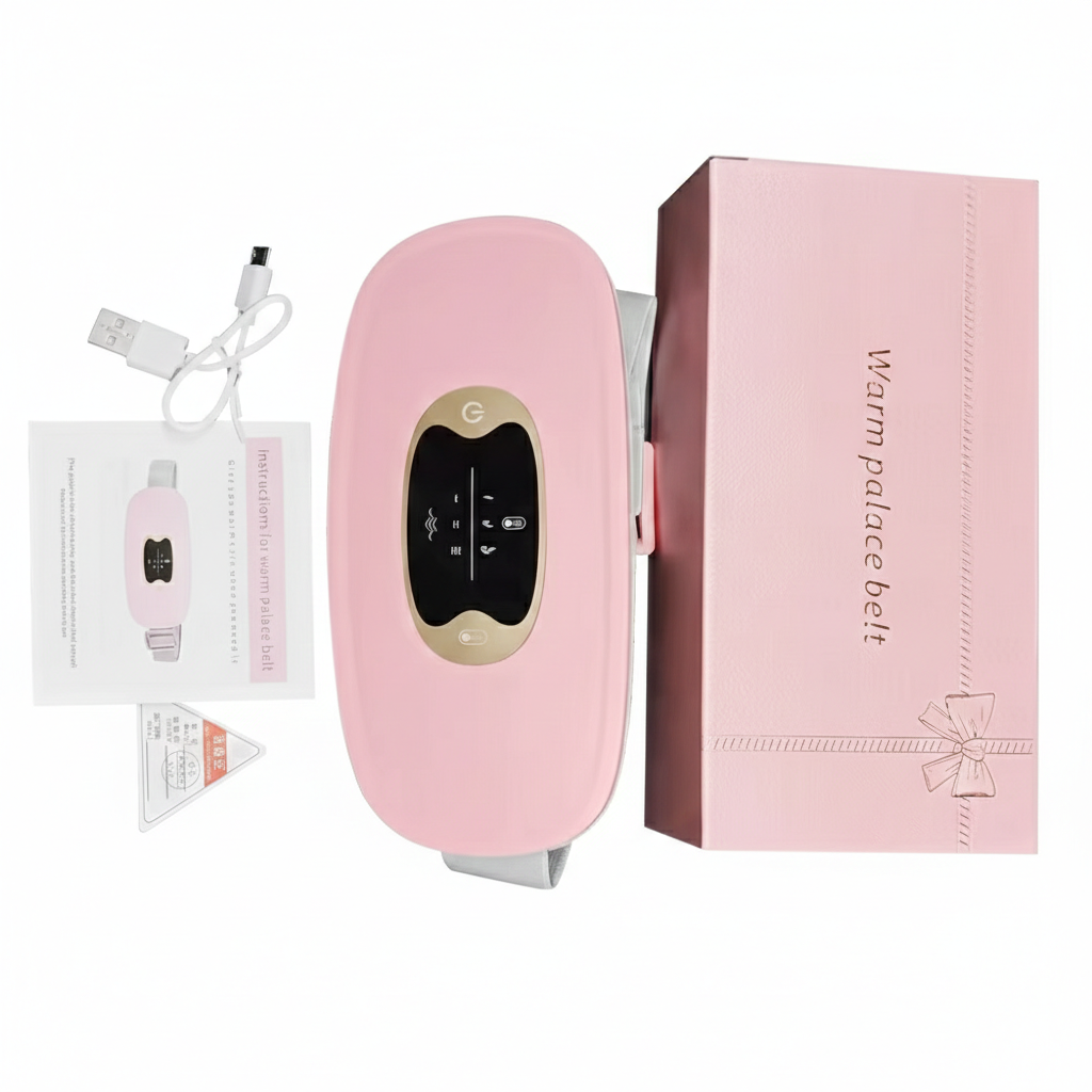 Smart Menstrual Relief Belt | 3-Level Heating & Vibration Therapy