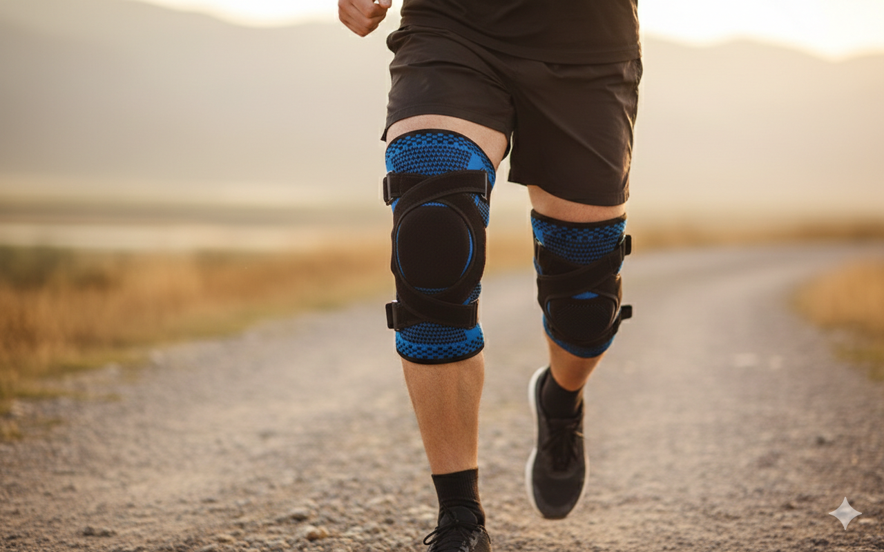 Ultimate Knee Brace with Patella Pad & Stabilizers - Premium Compression Sleeve for ACL/PCL Support in Running and Sports