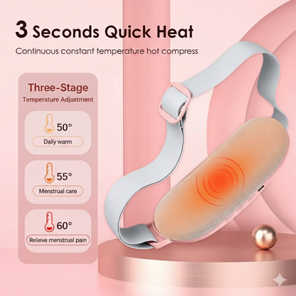 Smart Menstrual Relief Belt | 3-Level Heating & Vibration Therapy