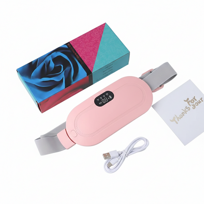 Smart Menstrual Relief Belt | 3-Level Heating & Vibration Therapy