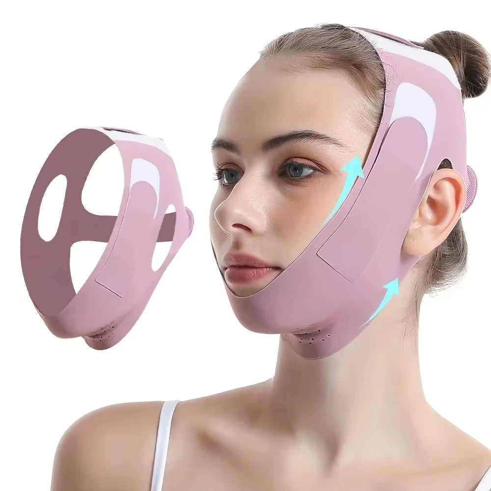 Transform Your Look with the Women’s V-Line Face Slimming Bandage - Chin Cheek Lift Up Belt and Anti-Wrinkle Facial Massager