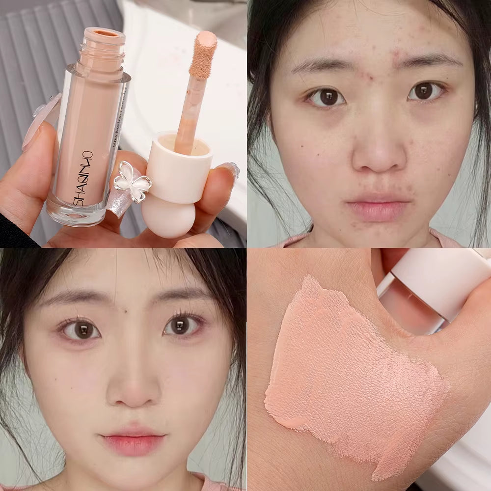 Moisturizing Liquid Contouring Concealer Cream Makeup Waterproof Lasting Cover Acne Dark Circles Foundation Face Korean Cosmetic