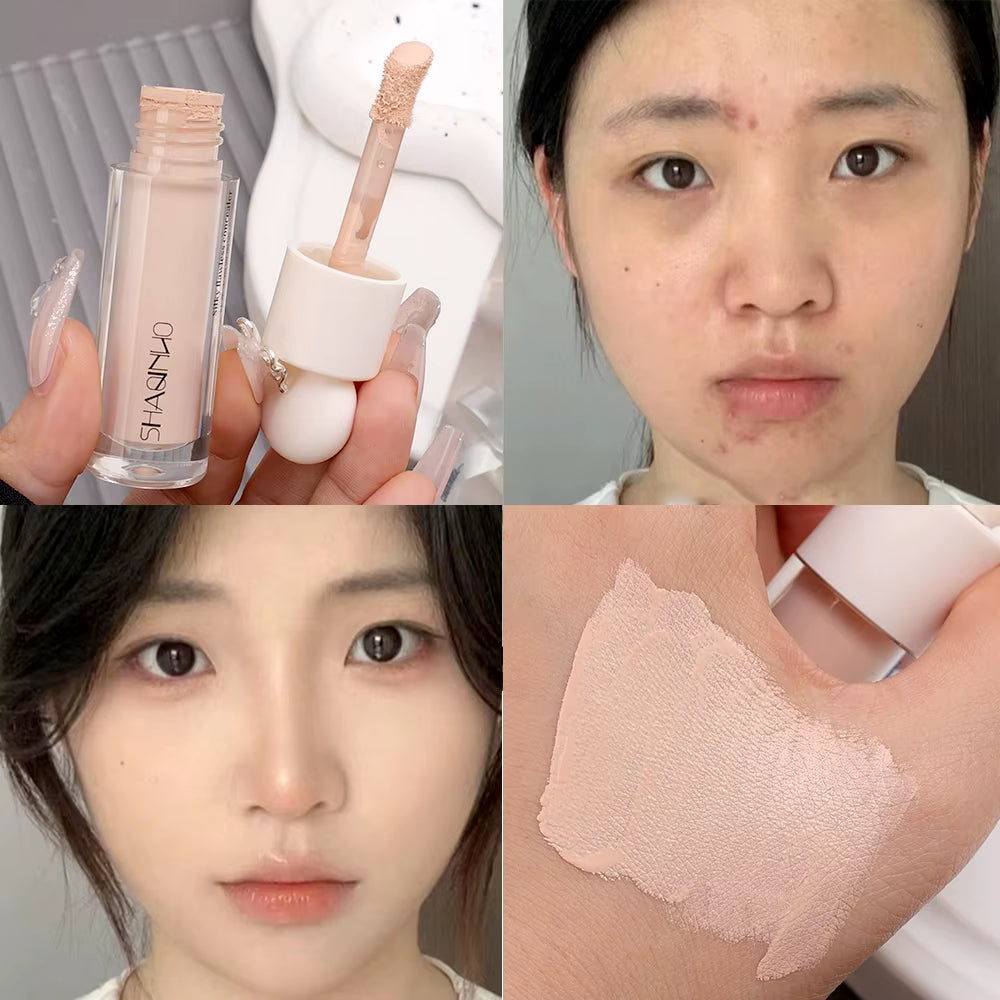 Moisturizing Liquid Contouring Concealer Cream Makeup Waterproof Lasting Cover Acne Dark Circles Foundation Face Korean Cosmetic