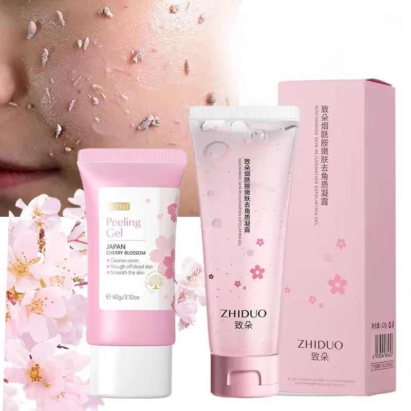 Face Deep Cleaning Exfoliating Gel Skin Care Whitening Moisturizer Repair Facial Scrub Skin Care 60G