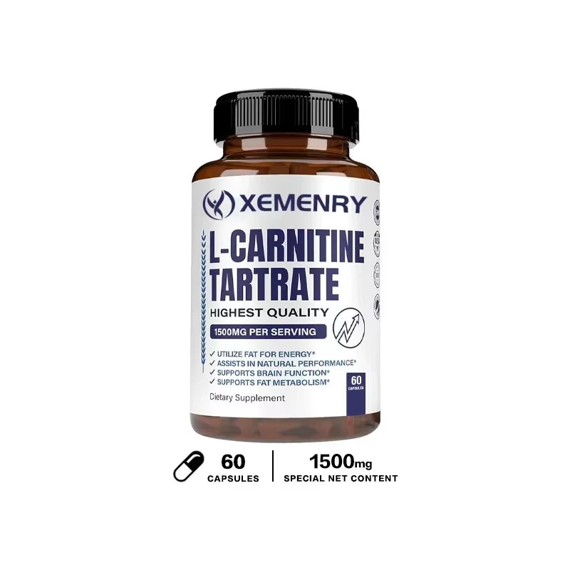 L-Carnitine - Fat Burning, Memory Enhancement, Muscle Growth, Weight and Body Management, Non-Gmo